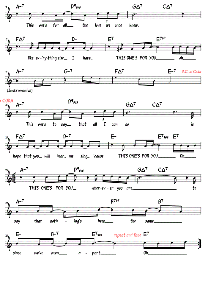 Sheet Music